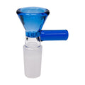Blue Glass Honey Comb Bowl With Straight Handle 14mm