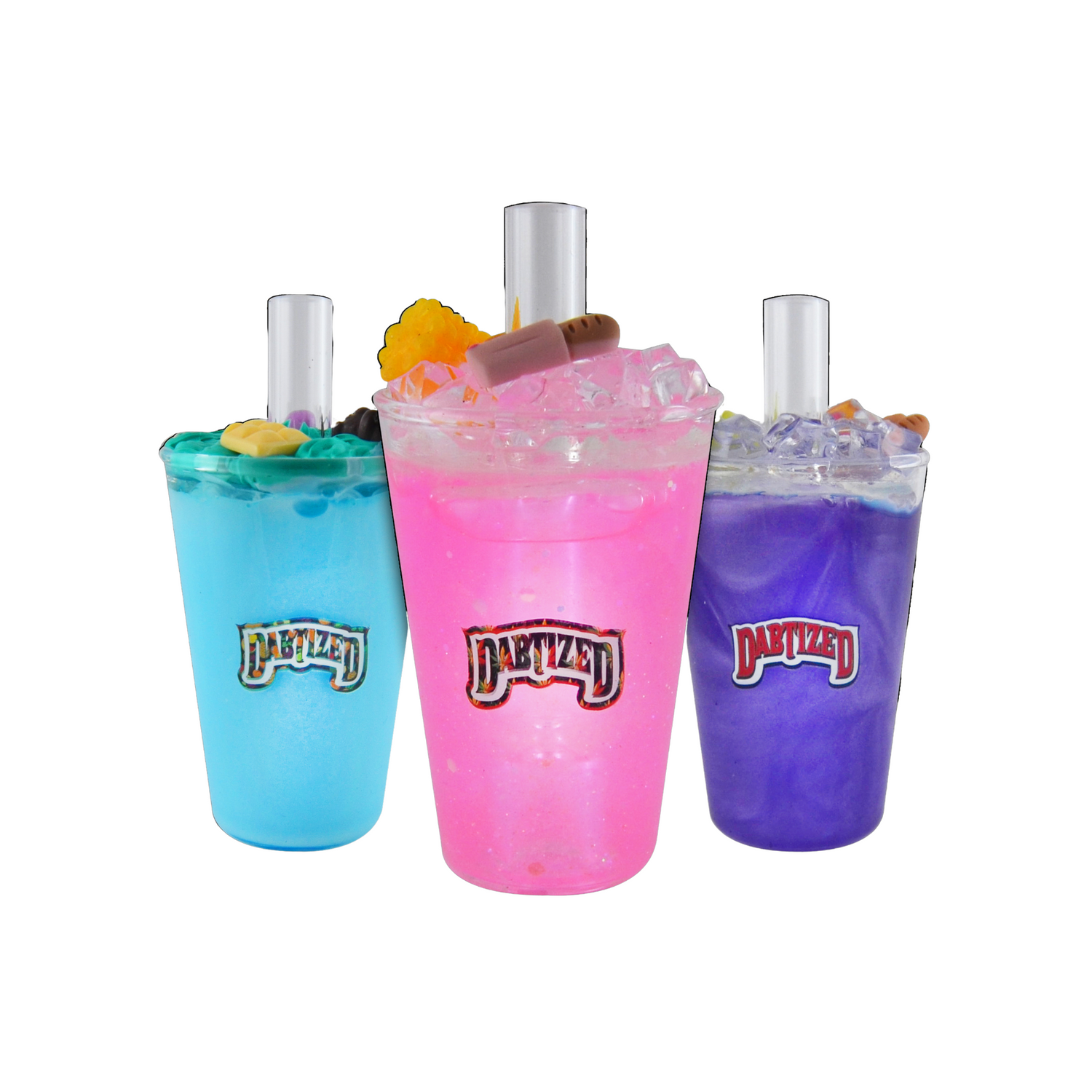 Bottoms Up Shot Cup Glass Hand Pipe