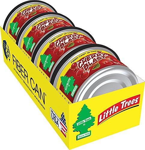 Little Trees Car Freshener Fiber Can- Cherry Blast- Pack of 4