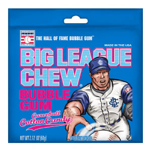 Big League Chew Curveball Cotton Candy 12CT