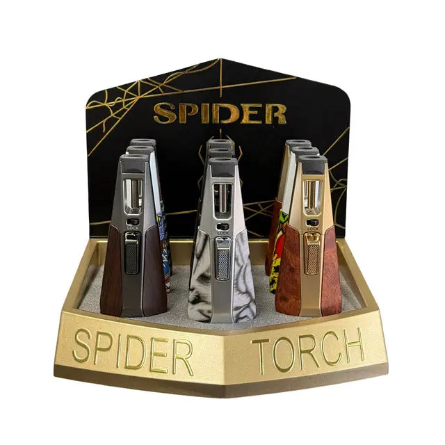Sp-193 Spider Torch Lighters - 9/Display