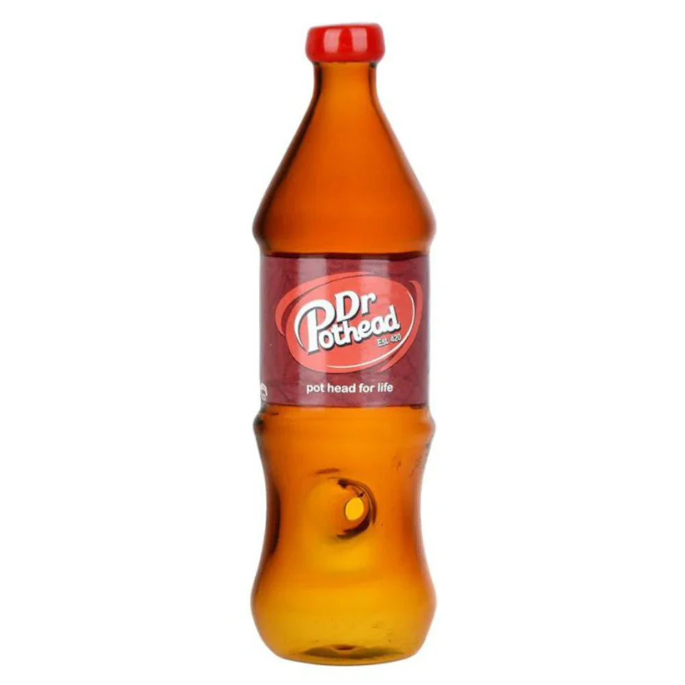 Soda Buds Bottle Glass Hand Pipe