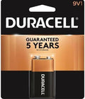 Duracell Coppertop Alkaline Batteries 9V 1ct