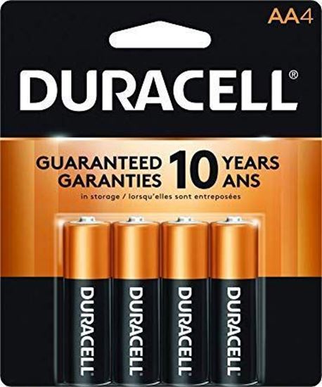 Duracell Coppertop Alkaline Batteries AA 4ct