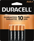Duracell Coppertop Alkaline Batteries AAA 4ct
