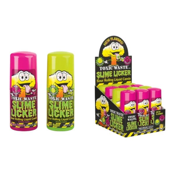 Toxic Waste Slime Licker 2.0 Green Apple & Black Cherry 12CT