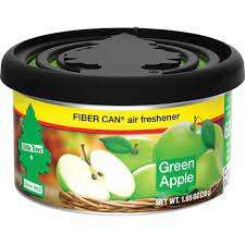 Little Trees Car Freshener Fiber Can- Green Apple - Pack of 4