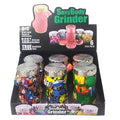 J1028 - 4 Part Chromium Crusher Grinder Display = 6Pcs/Display