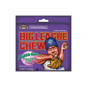 Big League Chew Ground Ball Grape 12CT
