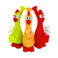 18 CM Silicone Screaming Chicken Bong - Assorted Colors (H245)