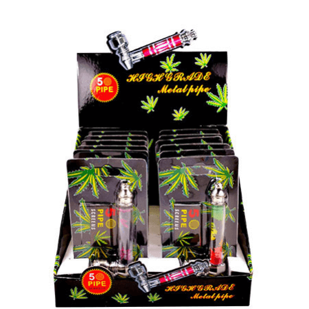 Highgrade Metal Pipe Large 12-Pack Display Case