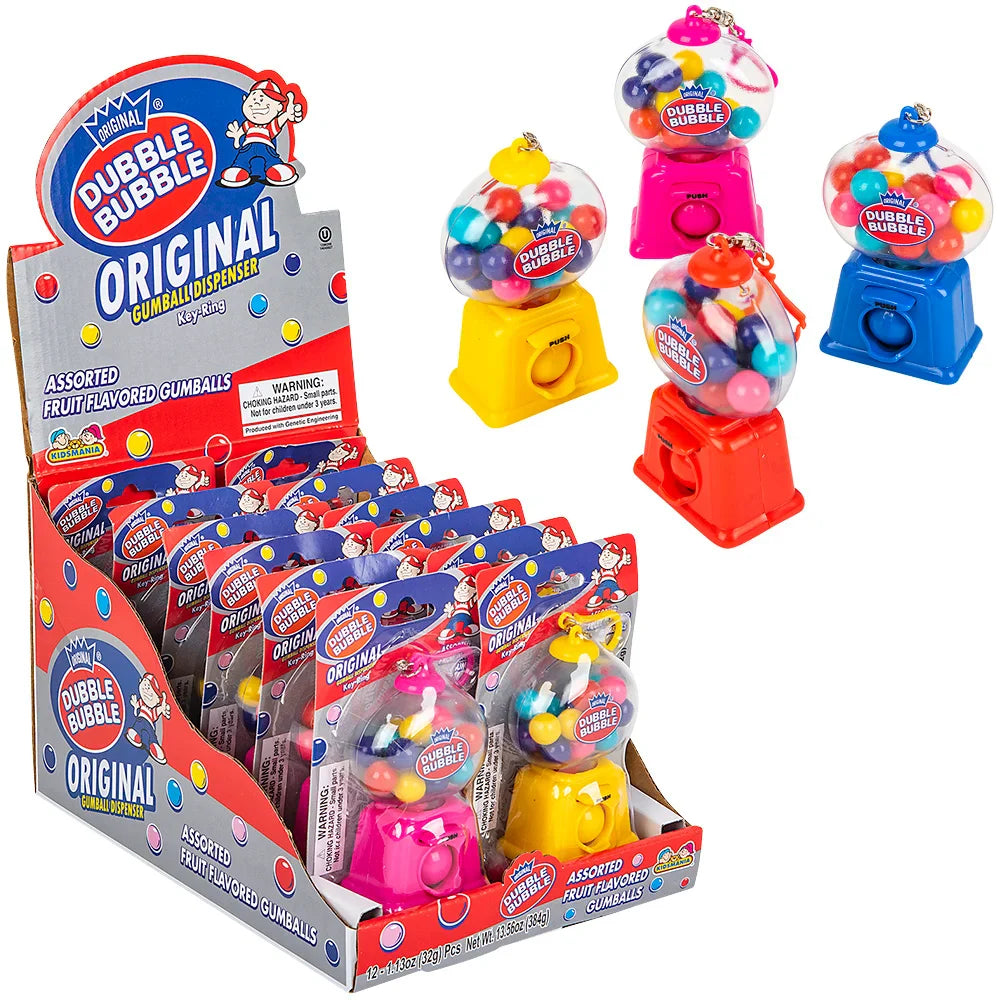 Dubble Bubble Dispenser Keyring 12CT