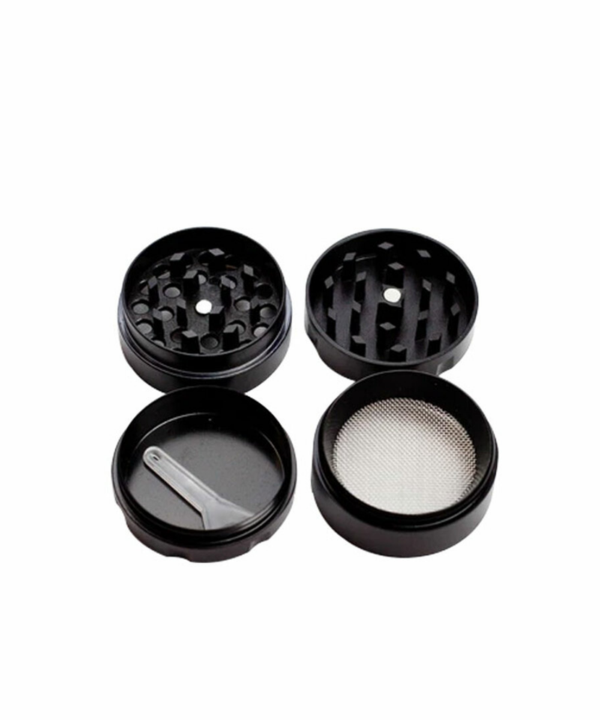 Infyniti 1.5" 4-Piece Rasta Leaf Grinder -6CT (GR-1023AS4)