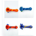 JD05-Glass Pipe – Assorted Colors – Triple Nub pipe (20ct)