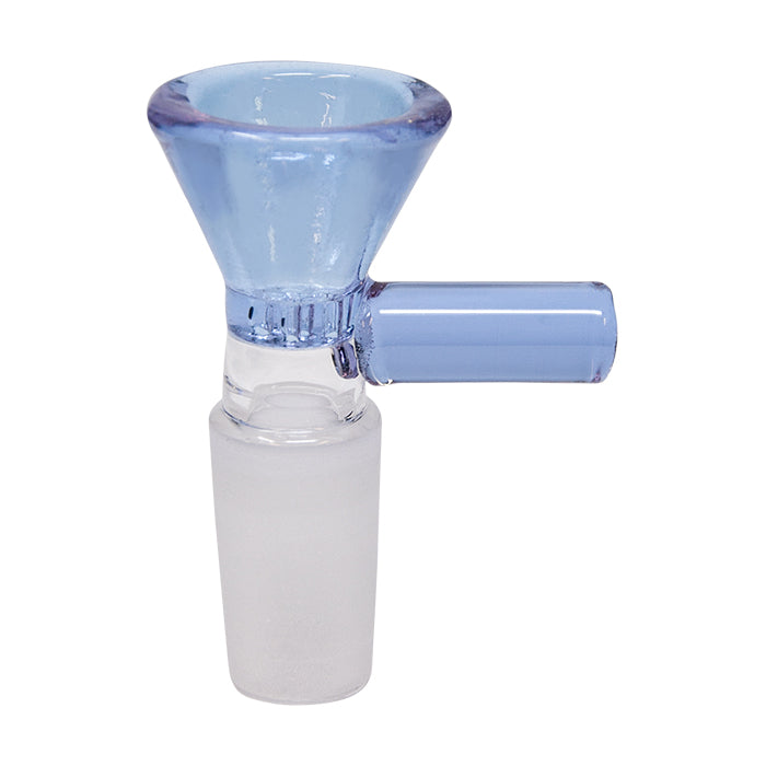 Purple Glass Honey Comb Bowl With Straight Handle 14mm