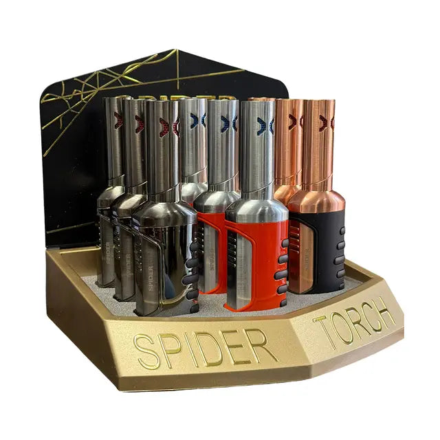 Sp- 187 Spider Torch Lighters - 12/ Display
