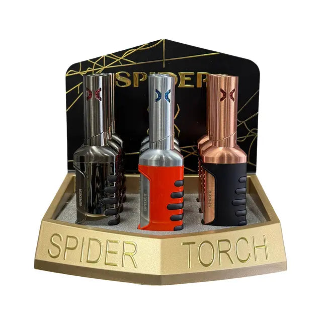 Sp- 187 Spider Torch Lighters - 12/ Display