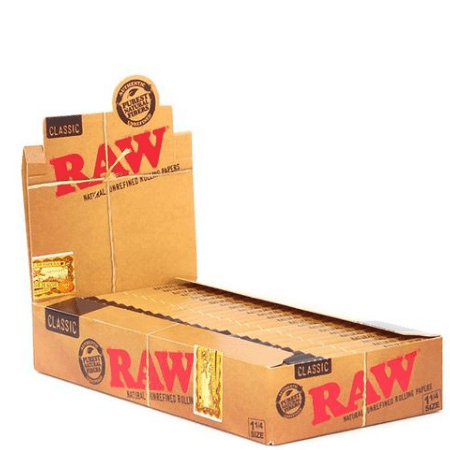 Raw Classic 1 1/4 Rolling Papers – 24 Pack Box