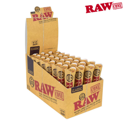 RAW PRE-ROLLED CONE 1¼ – 6/PACK