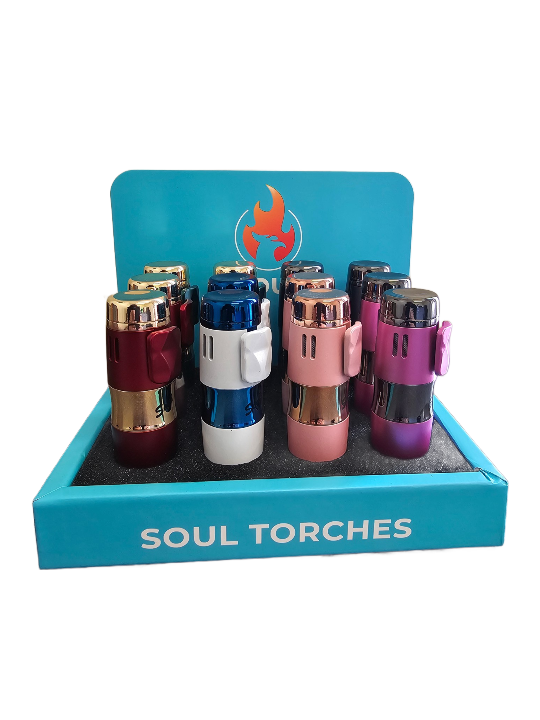Soul 3 Flame Torch Lighter (1812) - 12CT