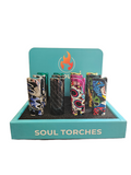 Soul Single Flame Torch Lighter (1810) - 12CT