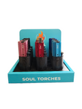 Soul Single Flame Torch Lighter (1818) – 12CT