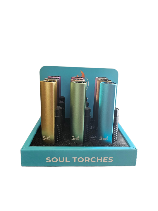 Soul Single Flame Torch Lighter (1819) – 9CT //