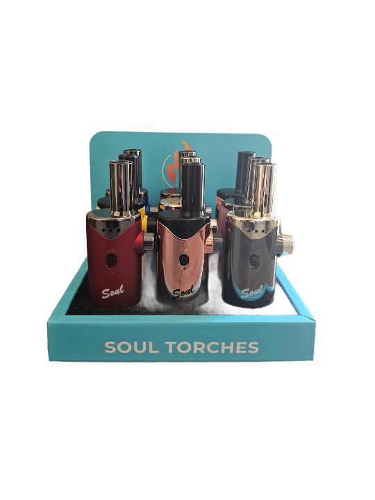 Soul Single Flame Torch Lighter (1814) – 9CT
