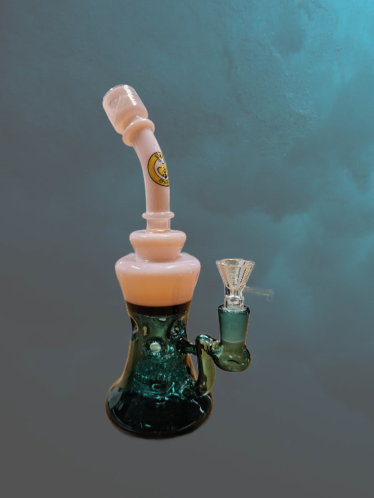 10" Glass Bong with Percolator [JD166]