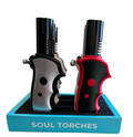 SOUL 1829 Multi Purpose Single Flame Torch Lighter (6CT)