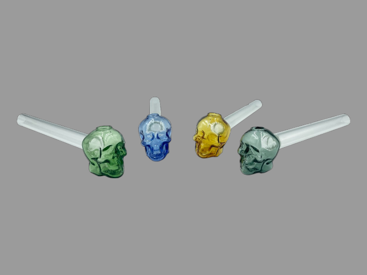 6" Skull Shaped Oil Burners