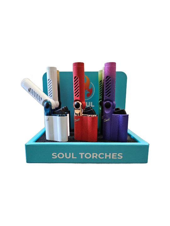 Soul 1809 Adjustable Angles Torch Ligher - 9CT