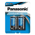 Panasonic Super Heavy Duty Power Carbon Zinc Batteries C 2ct