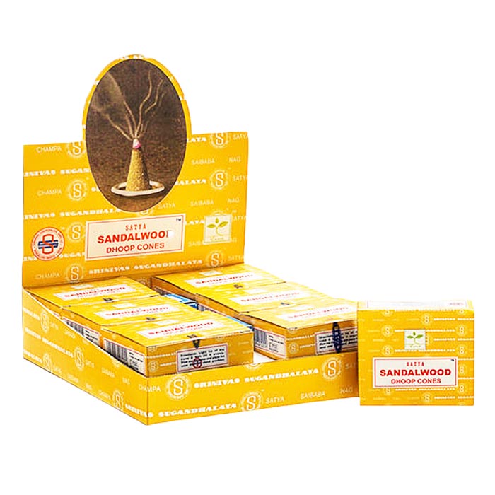 Satya Dhoop Cone Display Of 12