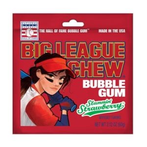 Big League Chew Slammin' Strawberry 12CT