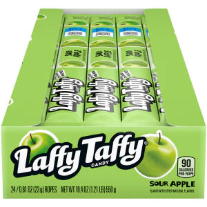 Laffy Taffy Rope 24CT - Sour Apple