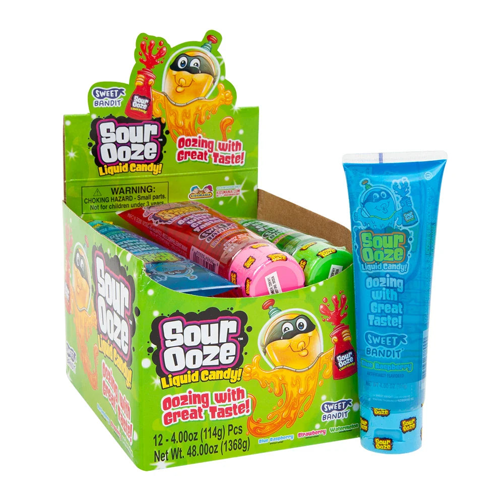 Sour Ooze Candy Tubes 12CT