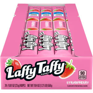 Laffy Taffy Rope 24CT - Strawberry
