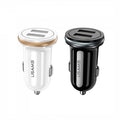 USAMS - 2.4A Dual USB Mini Car Charger
