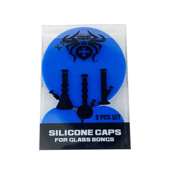 Xtreme Silicone Cap for Glass Bong – 3pcs Set