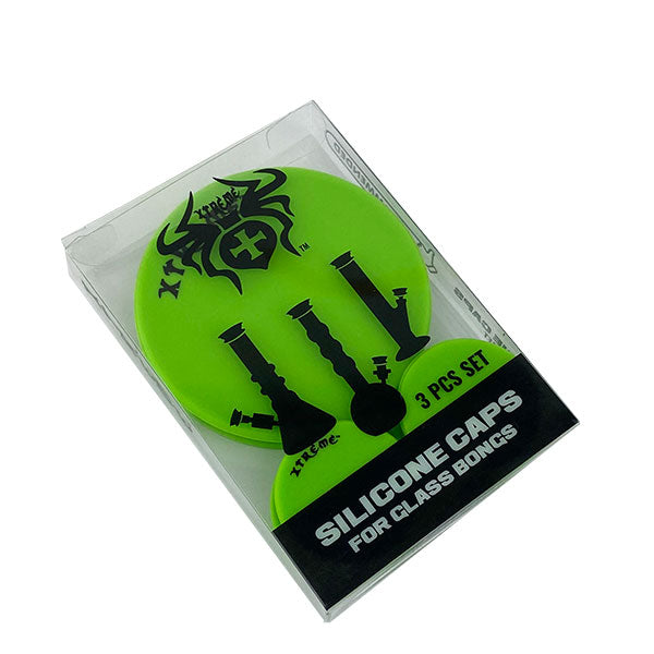 Xtreme Silicone Cap for Glass Bong – 3pcs Set