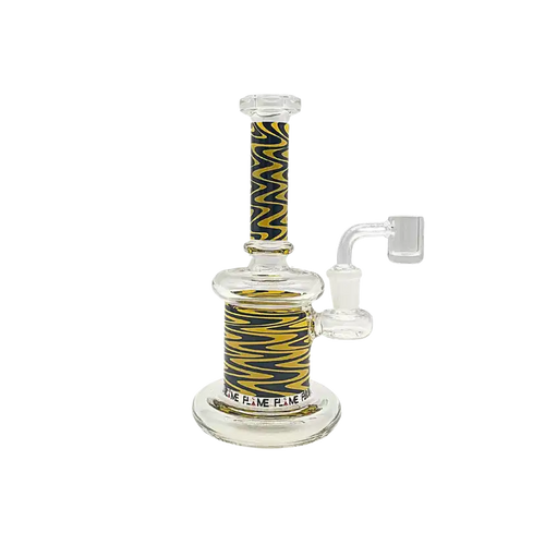 CB-1820 = 8” Wig Wag Pattern Rig with Quartz Banger
