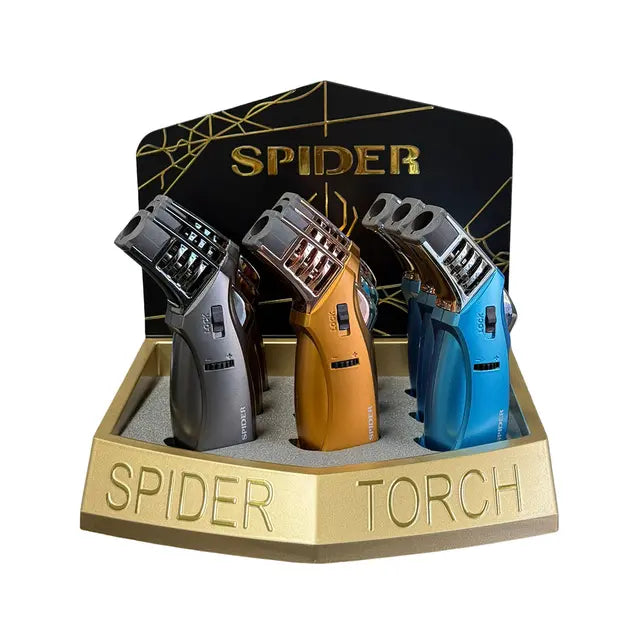 Sp- 601 Spider Torch Lighters - 9/Display